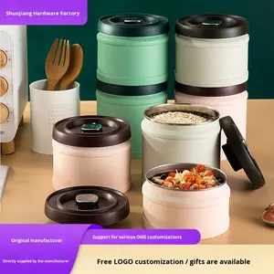 Boîte à café hermétique en acier inoxydable 304 et boîte à lunch isotherme pour le stockage des haricots, du thé, des noix et des aliments - Product Image 5