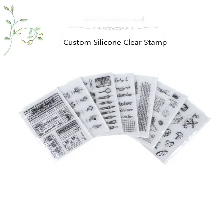 Transparante Siliconen Stempel Clear Diy Scrapbooking Craft Postzegels