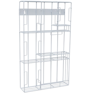 Soporte de exhibición de máscara quirúrgica de alambre de <span class=keywords><strong>metal</strong></span> montado en pared/puerta, soporte dispensador de guantera, estante - Product Image 3