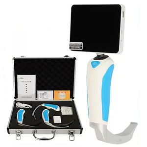 ANSHIDA Prix d'usine bon marché de l'anesthésie réutilisable Ensemble de vidéo-<span class=keywords><strong>laryngoscope</strong></span> portable réutilisable Intubation avec lame jetable - Product Image 3