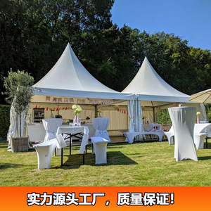 Pyramid <b>Tent</b> 5x5m Outdoor Event Wedding Reception <b>Canopy</b> Easy Setup - Product Image 4