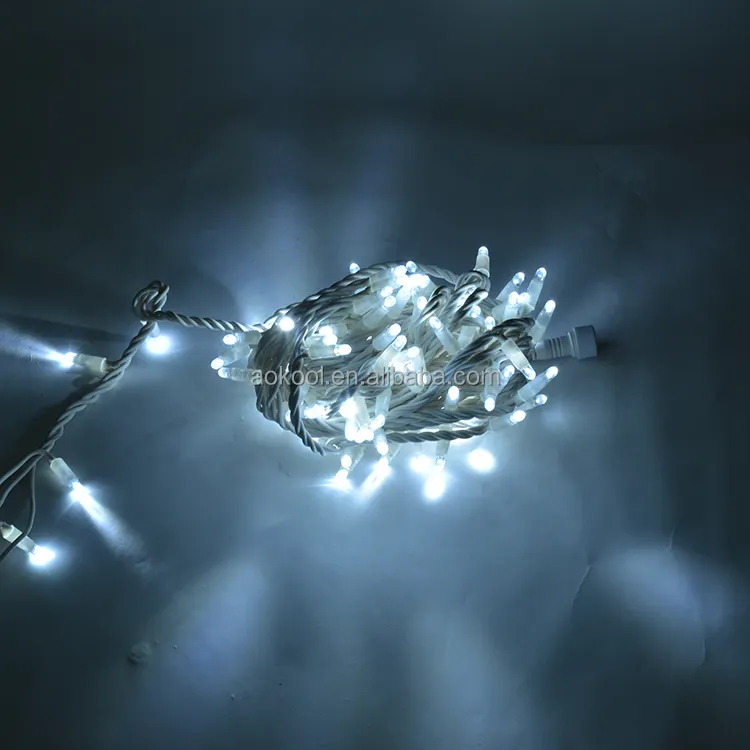 Decorazione nuziale ghirlanda LED luci di gomma cavo filo luci collegabile