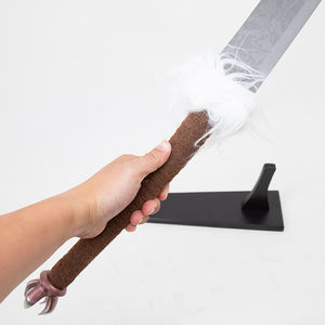 Réplique de katana Jujutsu Kaisen Toji Fushiguro Split <span class=keywords><strong>Soul</strong></span> - Lame gravée de 100 cm avec décor en plumes et support en bois - Product Image 3