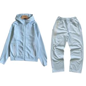 <span class=keywords><strong>Pantaloni</strong></span> da uomo Casual sport autunno inverno Set da riscaldamento giacca con cappuccio ampia - Product Image 5