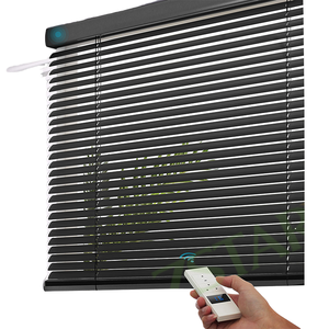 Stores enrouleurs motorisés modernes horizontaux intégrés pour extérieur, stores de fenêtre électriques en tissu personnalisables - Product Image 1