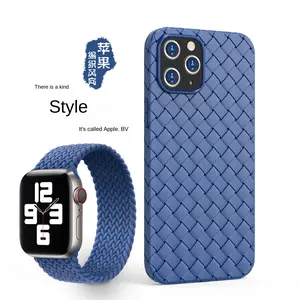 เคส TPU นิ่มลายสานระบายอากาศได้ดีสำหรับ iPhone x XR <span class=keywords><strong>xsmax</strong></span> 11 12 13 14 15 16 17 Pro เคสโทรศัพท์กระจายความร้อนและกันกระแทก - Product Image 1