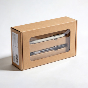 Luxury Kraft Paper Pen Gift <b>Box</b> with Custom Logo Pen Storage Case with Slot Business Gift Pen Set - Product Image 1