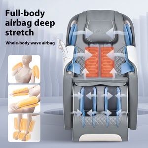 Redmar SL Rail Home Ganzkörper Luxus-Massage stuhl 6201 Schwerelosigkeit Multifunktion ale Raumkapsel Design Rote Farbe - Product Image 3