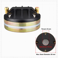 Haut-parleur de compression professionnel 50W pour électronique automobile, tweeter à compression avec diaphragme
