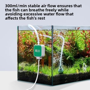 Mini Bomba de Oxígeno y Aireador Ultrasilenciosa para Acuarios, Ahorro de Energía para Peceras y Acuarios de Arrecife de Coral - Product Image 2