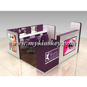 Quiosco de enhebrado de cejas de Venta caliente de moda: quiosco de estación de peluquero diseñado en 3D a la venta - Product Image 4