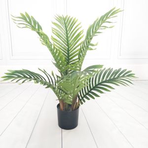 R Vente en Gros, <span class=keywords><strong>Dypsis</strong></span> Lutescens en Plastique, Faux Arbre Bonsaï en Pot, Plantes Simulées Décoratives d'Intérieur, Palmier Artificiel - Product Image 6