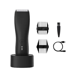 Electric Groin Hair Trimmer Waterproof Wet And Dry Trimmer Male Hygiene Ball Shaver Groin Trimmer