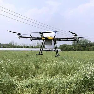30KG agricole 30L Nouveau drone de pulvérisation 30KG charge utile quadrirotor UAV Pulvérisation de peinture agricole pulvérisateur agricole semoir drone