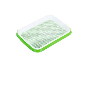 Bandeja de germinación para brotes de frijol, cultivo de vegetales, hidroponía, germinador de semillas, plato de germinación con drenaje - Product Image 6
