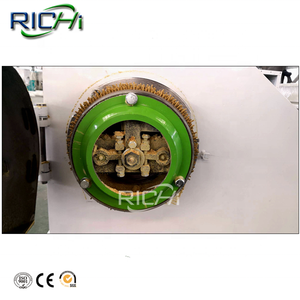 Richi thép không gỉ 1-2 t/h cỏ vỏ đậu phộng Ngô động vật Thức ăn viên giá máy - Product Image 6