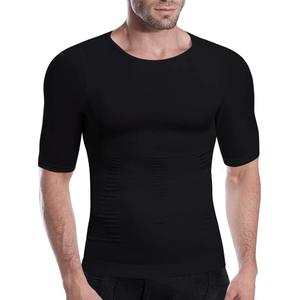 <span class=keywords><strong>T</strong></span>-<span class=keywords><strong>Shirt</strong></span> Amincissant et Correcteur de <span class=keywords><strong>Posture</strong></span> pour Hommes, Gaine Ventre Plat, Corset de Compression Brûle-Graisse Abdominal - Product Image 2