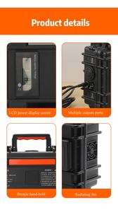 Fuente <span class=keywords><strong>de</strong></span> alimentación <span class=keywords><strong>de</strong></span> almacenamiento <span class=keywords><strong>de</strong></span> energía <span class=keywords><strong>de</strong></span> alta capacidad 2025, batería <span class=keywords><strong>de</strong></span> 90000mAh para exteriores, 220WH, fuente <span class=keywords><strong>de</strong></span> alimentación portátil para ordenador <span class=keywords><strong>de</strong></span> coche - Product Image 6