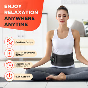 Masajeador <span class=keywords><strong>de</strong></span> Cintura Eléctrico Ajustable con Luz Roja y Calor para Cuello y Espalda - Product Image 6