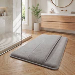 Tappetino da Bagno in Memory Foam Extra Spesso, Antiscivolo, Assorbente, Morbido, Lavabile in Lavatrice, Senza Necessità di Piegarsi per Asciugare i Piedi - Product Image 2