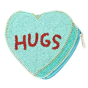 กระเป๋าใส่เหรียญขนาดเล็ก CRYSTAL CRAFT HUGS ทำมือจากลูกปัดแก้วปักลายด้วยมือ เป็นมิตรกับสิ่งแวดล้อม ทนทาน ใช้งานได้หลากหลาย เหมาะสำหรับงานปาร์ตี้ - Product Image 1