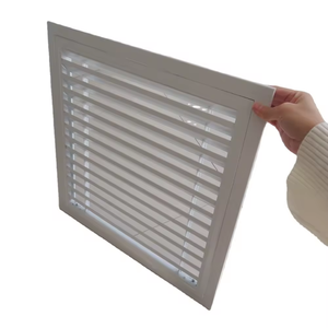 <span class=keywords><strong>Grille</strong></span> d'aération <span class=keywords><strong>rectangulaire</strong></span> en alliage d'<span class=keywords><strong>aluminium</strong></span> de conception moderne Offre Spéciale pour les systèmes extérieurs de CVC d'entrepôt de sous-sol - Product Image 1