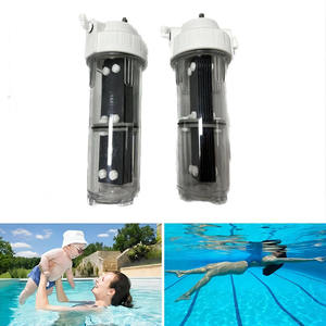 Chlorinateur de sel de piscine traitement de l'eau 100g SPA Machine à sel générateur de <span class=keywords><strong>chlore</strong></span> électrolyseur coupé soudé inclus - Product Image 2