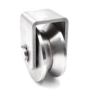 Nhà máy cung cấp chất lượng tốt nhiệm <span class=keywords><strong>v</strong></span>ụ nặng nề <span class=keywords><strong>V</strong></span> rãnh cửa trượt bánh xe cửa trượt bài hát con lăn - Product Image 1