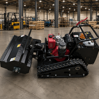 Promotion Tondeuse Débroussailleuse à Chenilles Télécommandée Tout-Terrain 800 mm avec Moteur Diesel KOOP, pour Pentes, Certifiée CE EPA EURO 5, Qualité Commerciale