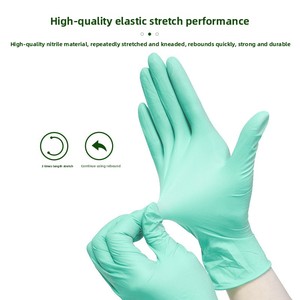 100 Cajas <span class=keywords><strong>de</strong></span> <span class=keywords><strong>Guantes</strong></span> <span class=keywords><strong>de</strong></span> <span class=keywords><strong>Nitrilo</strong></span> Desechables Azules y Negros <span class=keywords><strong>de</strong></span> 6 Mil, Sin Polvo, Precios Económicos, Venta al <span class=keywords><strong>por</strong></span> Mayor para Fabricantes Médicos - Product Image 4