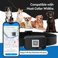 Traceur GPS en temps réel pour chien avec haute précision, surveillance de la température corporelle, positionnement Bluetooth