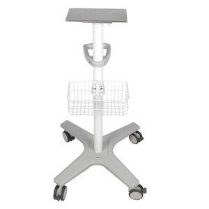 Carrito para Escáner Ultrasónico con Ruedas Silenciosas Anti-enredos, Monitor Ajustable, Garantía de 3 Años, Soporte Técnico en Línea - Product Image 4