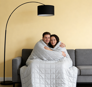 Couverture lestée rafraîchissante en bambou à 7 couches, 60"x80" 3.5kg pour un sommeil confortable, prix usine, vente chaude - Product Image 4