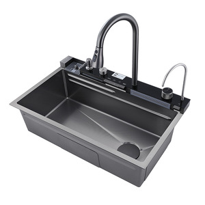 Austenite Smart Kitchen Faucet Set YQ50029TF Electric Hot Cold Water Rotatable Sink With Digital Display - Product Image 1