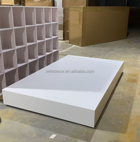Fournitures pour événements, scène de mariage personnalisée, acrylique blanc, PVC, plateforme portable, plancher pour fête de mariage