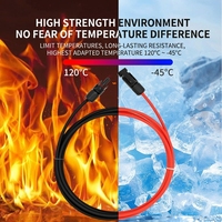 Cable de Almacenamiento de Energía Solar Fotovoltaica Personalizado de 4 mm² y 6 mm² con Conector MC4 para Almacenamiento de Baterías de Paneles Solares