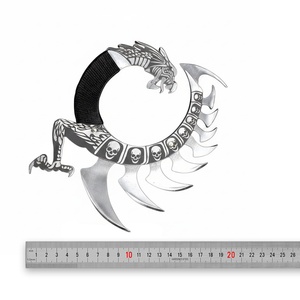 มีดแคมป์ปิ้งกลางแจ้ง LONGQUAN Dragon Claw คุณภาพสูง ผลิตจากเหล็กกล้าไร้สนิม แบบตรง ไม่คม  ขนาด 20 ซม. หนา 3 มม. สำหรับงาน DIY และอุตสาหกรรม - Product Image 6