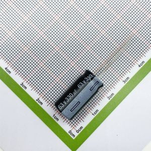 Whole -Sale EWH1JM331G20OT 10*20 Capacitors Through-Hole Electrolytic Capacitors 330uF 20% 63V 2000H - Product Image 1