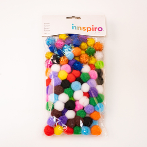 ชุดอุปกรณ์ตกแต่งพู่หลากสีรุ้ง ชุดวัสดุ DIY ครบชุด อุปกรณ์งานฝีมือหลากสีสัน สเปกตรัมสีเต็มรูปแบบสำหรับงานสร้างสรรค์ที่สนุกสนาน - Product Image 1