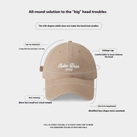 Casquettes de baseball personnalisées OEM ODM grande tête broderie logo chapeaux de haute qualité adultes sport boucle réglable casquette ajustée pour hommes