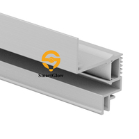 Profilé de plafond tendu en aluminium anodisé, fabricant de profilés d'extrusion, profilé léger pour plafond tendu en tissu PVC souple