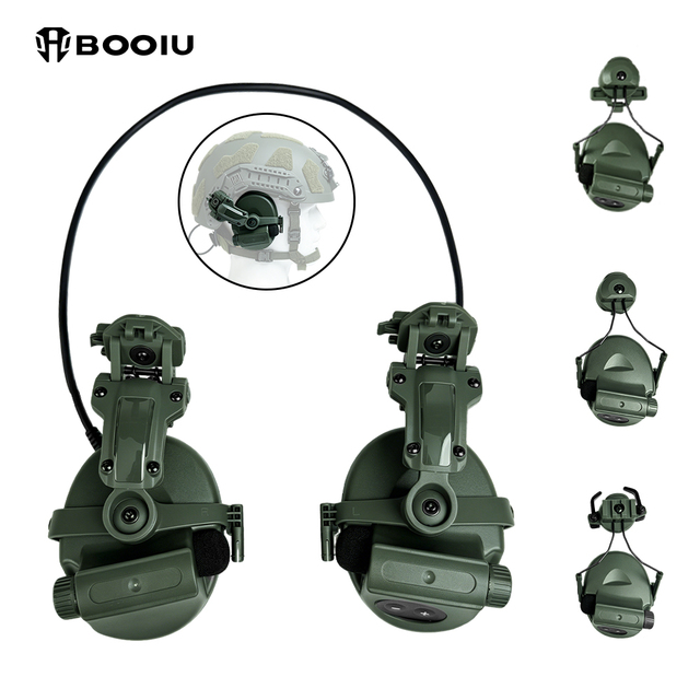C5 Tactical Helmet Headset Portable Lightweight Tactical Headset with Helmet Adapter