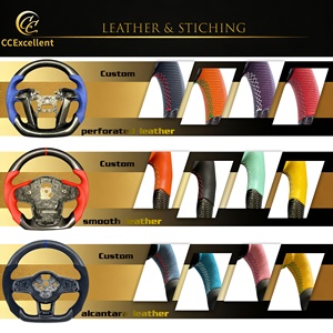 Volante de Cuero y Fibra de Carbono Real Personalizado, Excelente para Seat Leon <span class=keywords><strong>Cupra</strong></span> ST MK3 <span class=keywords><strong>Ibiza</strong></span> Toledo Ateca Arona Alhambra, con Calefacción - Product Image 5