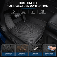 Tapis de sol 3D personnalisés en TPE écologique Coolcars Factory Direct, anti-poussière pour BYD Seal 2022-2025 EV LHD Double Decker