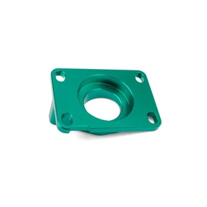 Oem fresatura Cnc parti del motociclo 28mm alluminio verde anodizzato AM6 collettore di aspirazione dal vostro disegno - Product Image 3