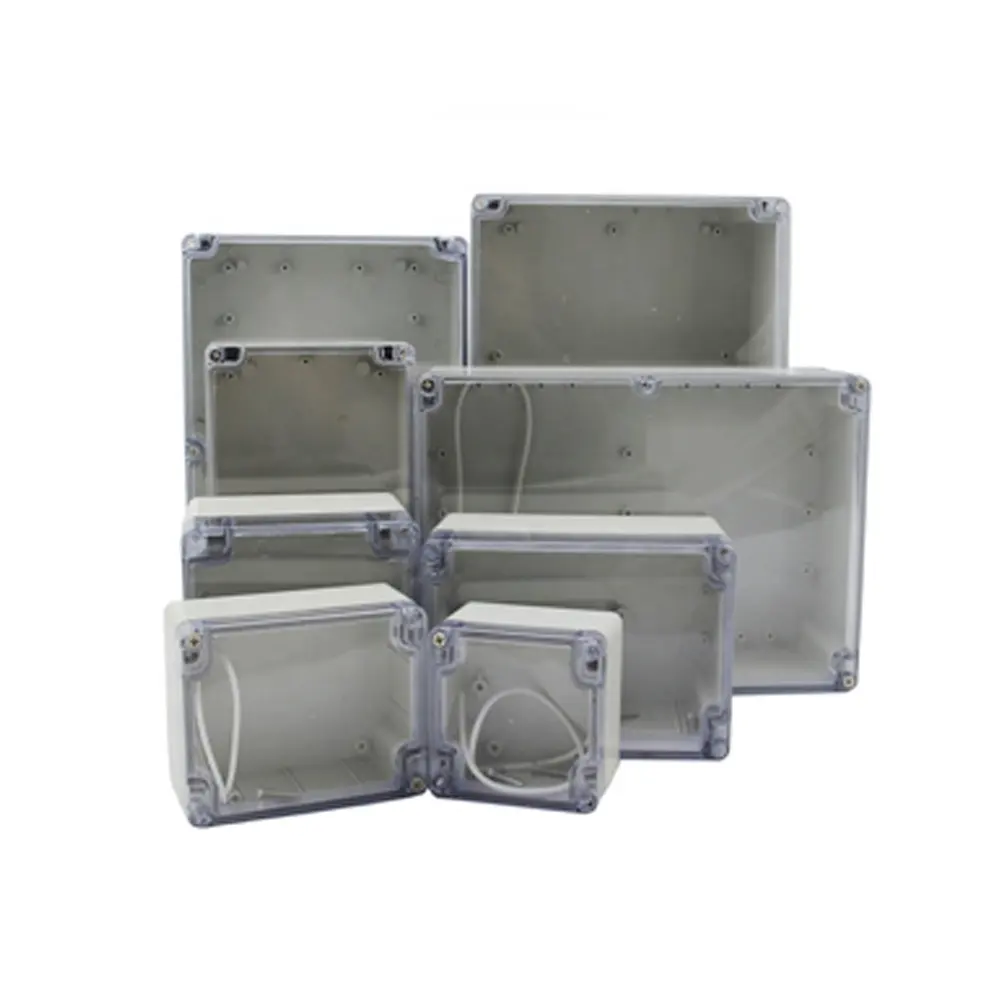 IP66 Waterproof DIY Electrical Junction Box ABS Plastic CE Enclosure PCB Case Outdoor Large Size Distribution Box