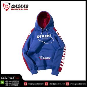 Kangaroo-Pockets Hip-Hop Joggers Sudadera Hombres Moda Deporte Pullover Logotipo personalizado Manga larga y cremalleras Sudaderas con capucha - Product Image 6