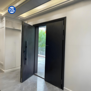 <span class=keywords><strong>Puertas</strong></span> de acero prensadas modernas de alta calidad hechas en China personalizadas <span class=keywords><strong>puertas</strong></span> de búnker de seguridad de acero puerta de acero con llave de Nigeria - Product Image 2