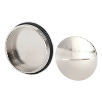 Bouchons d'étanchéité en laiton nickelé de 12 mm, 16 mm, 18 mm, 20 mm, 25 mm, 32 mm pour boîte de jonction, réutilisables, à vis, indice de protection IP68