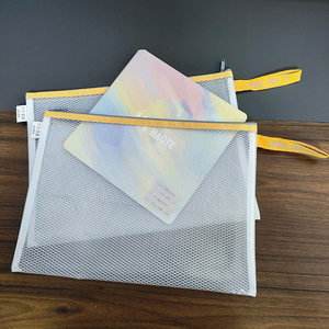Cartera con cremallera EVA, bolsa de malla para documentos, bolsa para documentos, bolsas de viaje multiusos, bolsa de malla con cremallera de PVC EVA - Product Image 3